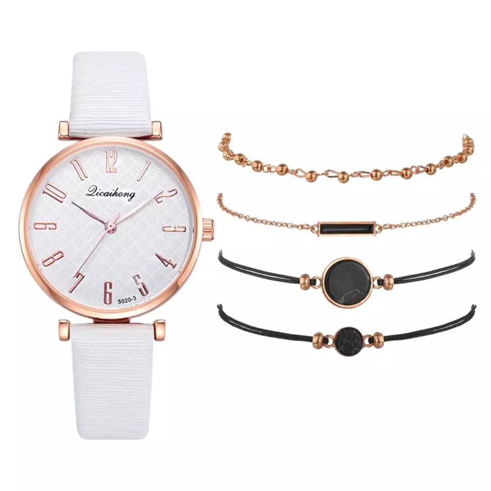 Leather Watches For Women Simple Black Casual Dres - Picture 1 of 1
